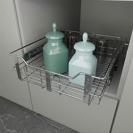 Canasta classic mueble bajo módulo de 50 cm con rieles cierre lento - Imagen 10
