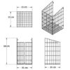 Tolva para Ropa 35x35x60 cm en acero - Thumbnail Image 9