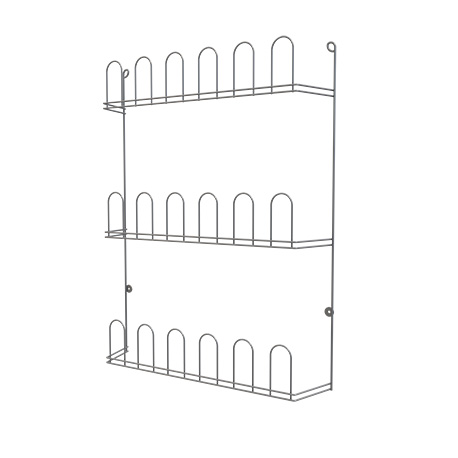 Zapatero de pared para 9 pares de zapatos en acero - Imagen 6