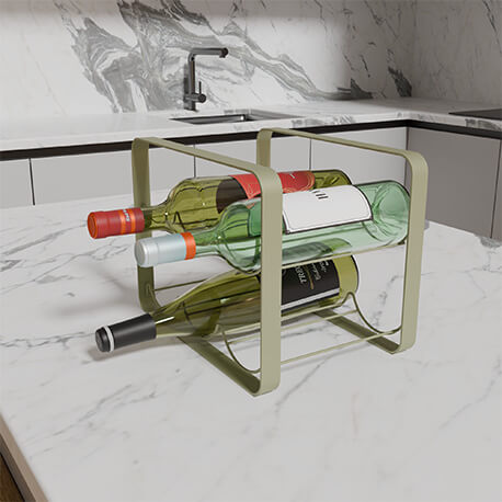 Porta vinos Onix organizador para 6 botellas - Imagen 13