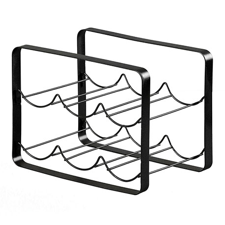 Combo Escurridor + Porta vinos Onix - Negro - Imagen 7