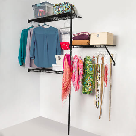Closet en rejilla petit de Rejiplas ideal para espacios pequeños