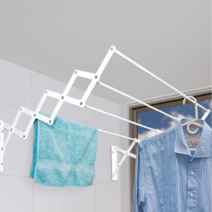Ecotendedero 4 tubos 60 cm para ropa, secado eficiente y compacto