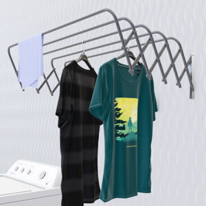 Tendedero sencillo 60 cm para ropa, ideal para espacios reducidos