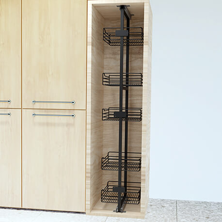 Alacena sencilla de cocina 5 canastas cierre lento para modulo de 40 cm - Imagen 8