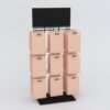 Exhibidor de productos con 9 gancheras para mesa - Thumbnail Image 2