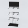 Exhibidor de productos con 9 gancheras para mesa - Thumbnail Image 4