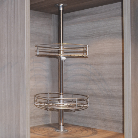 Torno esquinero 360° 30 cm Rejiplas, herraje cocina