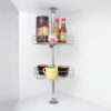 Torno esquinero 360° 30 cm Rejiplas, herraje cocina
