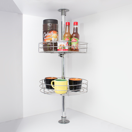 Torno esquinero 360° 30 cm Rejiplas, herraje cocina
