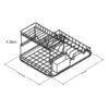 Platero 2 niveles trapecio con bandeja y cubiertero - Thumbnail Image 15