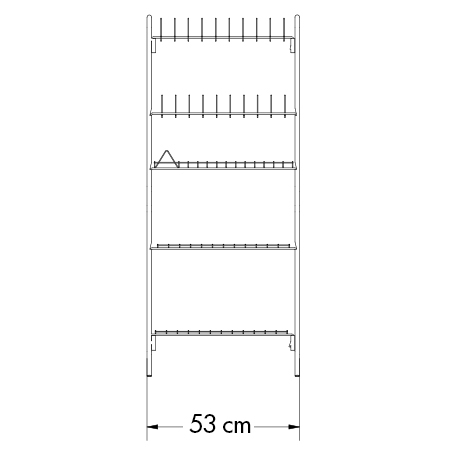 Locero de pie 5 niveles Rejiplas — escurridor vertical