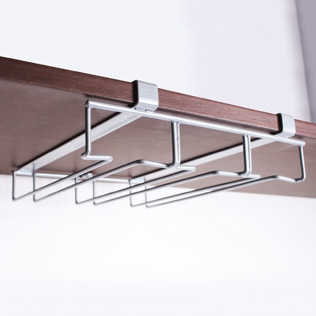Soporte copas para entrepaño de madera de 15 mm de espesor - Imagen 5