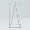Base Porta Macetas Geométrica con Maceta plástica blanca de 20 cm de diámetro - Thumbnail Image 7
