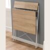 Escritorio plegable en madera con estructura en acero blanca - Thumbnail Image 6