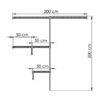 Classic closet Mueble Organizador tipo clóset modular en acero - Thumbnail Image 21