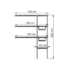 Super Closet - Estantería Metalíca Tipo Closet Armable entre 150 a 300 cm - Thumbnail Image 22