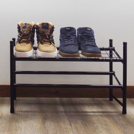 Zapatero de piso expandible 61 a 112 cm y apilable 2 Niveles - Imagen 10