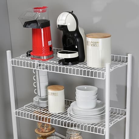 Clóset multiusos con 4 entrepaños No empotrable a la pared - Imagen 4