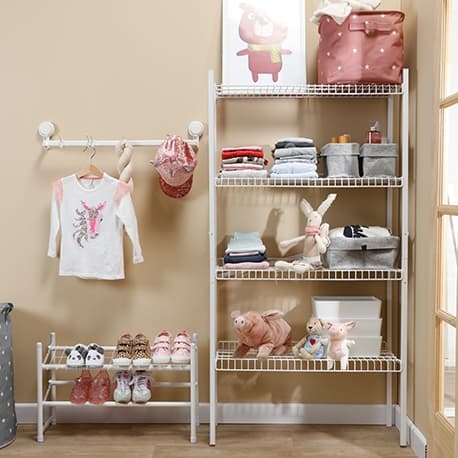 Clóset multiusos con 4 entrepaños No empotrable a la pared - Imagen 7