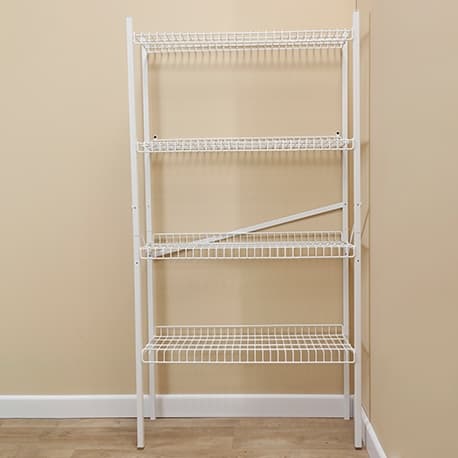 Clóset multiusos con 4 entrepaños No empotrable a la pared - Imagen 10