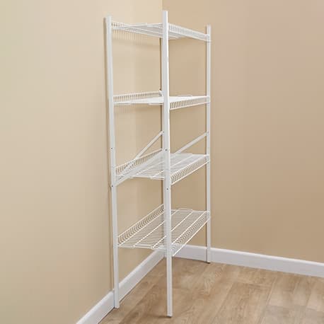 Clóset multiusos con 4 entrepaños No empotrable a la pared - Imagen 11