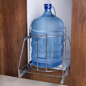 Soporte botellón de agua deslizante con rieles a piso 20 L