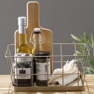 Canasta con base de madera Rejiplas