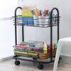 Organizador 2 niveles con ruedas Rejiplas