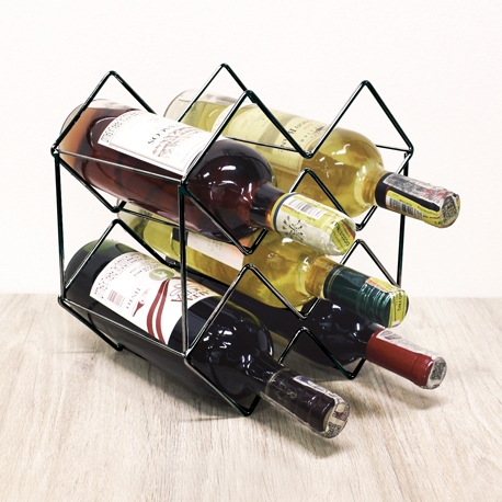 Soporte vinos tribal x 6 Rejiplas