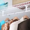2 Soportes Plástico para tubo de clóset con entrepaño en Rejilla - Thumbnail Image 2