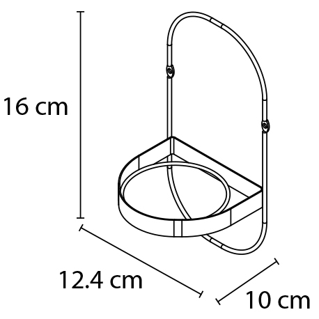 Soporte Oval Platinum Set x2 - Imagen 11