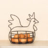 Canasta organizadora para 30 huevos con forma de gallina - Thumbnail Image 6
