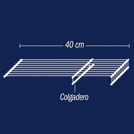 Entrepaño colgadero de 40X100 cm - Imagen 2