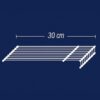 Entrepaño de rejilla 30X150 cm -Estante organizador multiusos en acero - Thumbnail Image 3