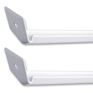 2 soportes diagonales para entrepaños de 30 cm