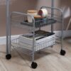 Organizador junior 2 canastas con ruedas Rejiplas