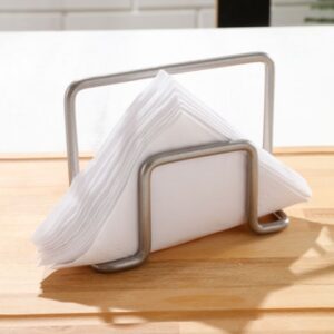 Servilletero en acero para mesa y cocina Corse