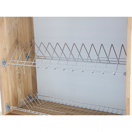 Locero americano 70 cm en acero para vajilla y pocillos - Imagen 2