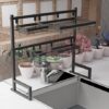 Soporte Auxiliar Lavaplatos - Organizador de cocina en acero 67x29x60 cm - Thumbnail Image 8