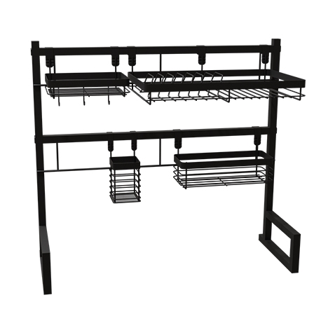 Soporte Auxiliar Lavaplatos - Organizador de cocina en acero 67x29x60 cm - Imagen 10