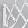 Tendedero de ropa plegable Duplex de 90 cm para pared- 9 tubos - Acero pintado - Thumbnail Image 6