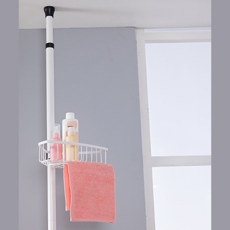 Organizador multiusos esquinero piso-techo con 4 canastas - 24x19x180 a 280 cm - Imagen 5