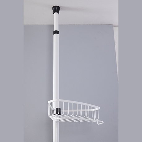 Organizador multiusos esquinero piso-techo con 4 canastas - 24x19x180 a 280 cm - Imagen 12