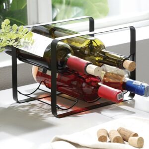 Porta vinos Onix organizador para 6 botellas