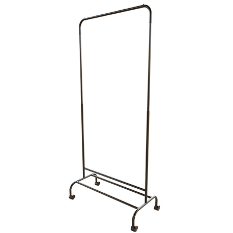 Rack de ropa con ruedas en acero pintado 74x38x160 cm - Imagen 3