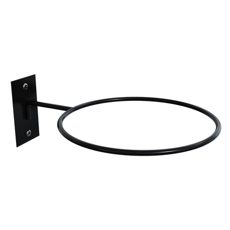 Soporte de pared para balones con aro en acero - Imagen 3