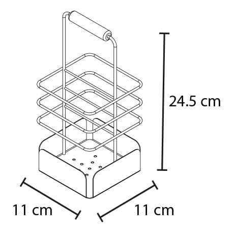 Combo Condimentero + Porta cubiertos Terum - Negro - Imagen 5