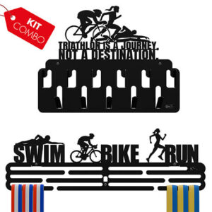 SET X2 PERCHEROS PARA MEDALLAS Y ACCESORIOS TRIATHLON