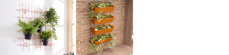 Soportes para jardineras verticales
